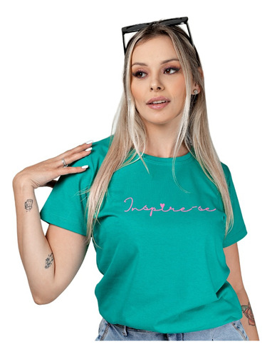 Presente Blusa Feminina Gg Camiseta Tshirt Em Algodão Puro