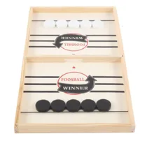 Comprar Fast Sling Puck Game Large Size Wooden Table Hockey Board