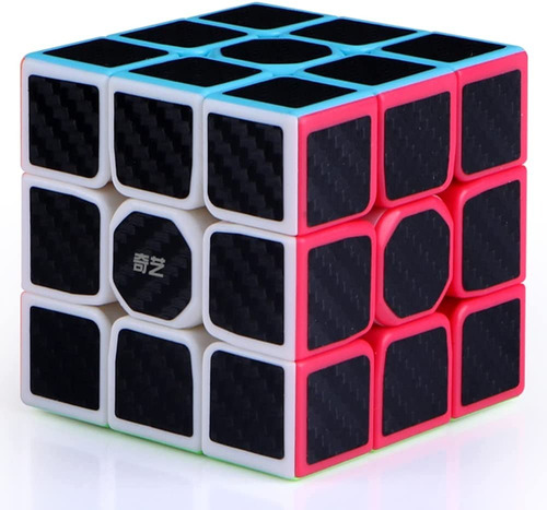 Cubo Rubik Qiyi Warrior S Speed 3x3   Carbon Fiber Sticker