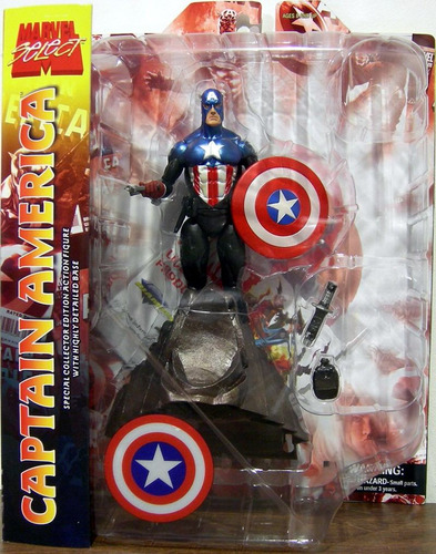 Marvel Select Captain America. En Blister Cerrado
