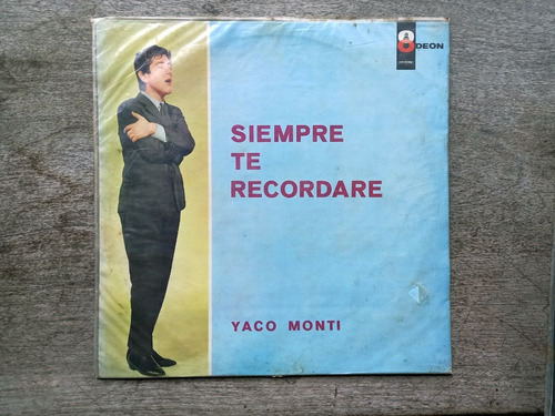 Disco Lp Yaco Monti - Siempre Te Recordaré (1967) R5