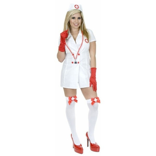 Disfraz Para Mujer Enfermera Sexy Talla X-large 14-16