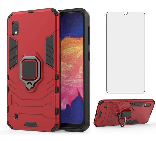 Funda Para Samsung Galaxy A10 (color Rojo/marca Fdcwtsh)