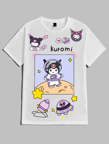 Remera Navidad Niños -  Kuromi Kawaii Chibi