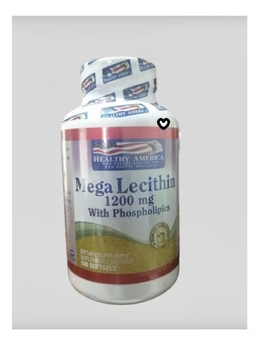 Mega Lecitina De Soya 1200mg X100 Soft Healthy ( 2 Unid )