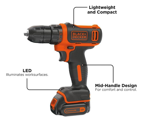 Kit De Taladros Y Accesorios De Black & Decker