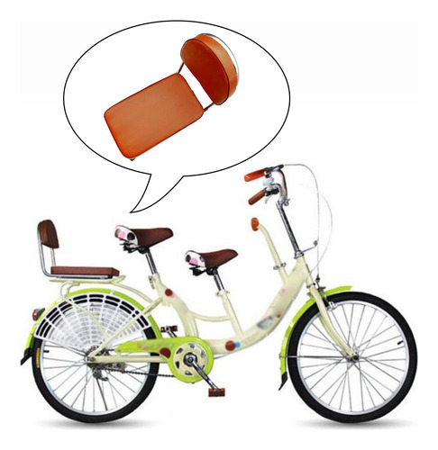 Sillín De Bicicleta, Asiento Trasero De Bicicleta, Café