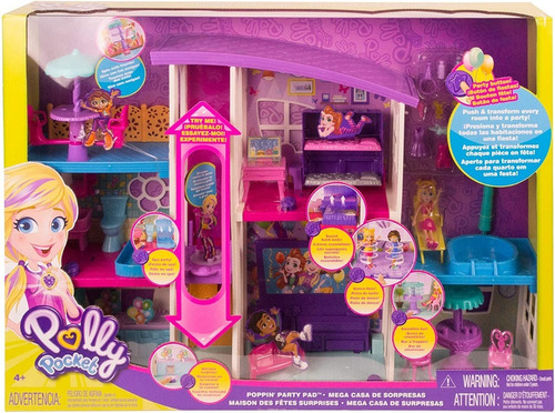 Mega Casa De Sorpresas Polly Pocket, Mattel Bestoys