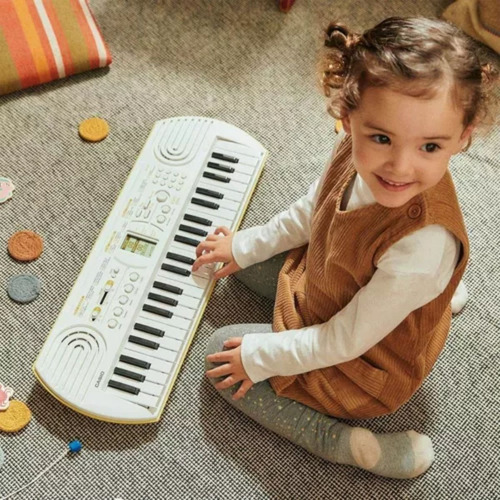 Teclado musical Casio Casiotone Sa-80 H2 44 teclas blanco para niños