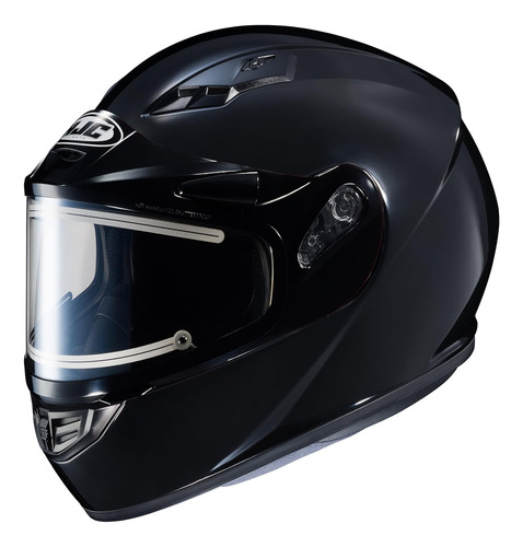 Casco Para Moto Hjc S Cs-r3 Solid Xf-10 Talla L Color Negro