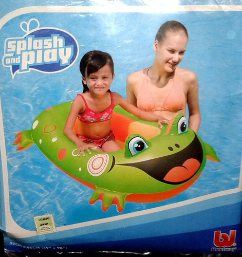 Inflable Flotador Bote Rana Sapo Agua Niños Bestway