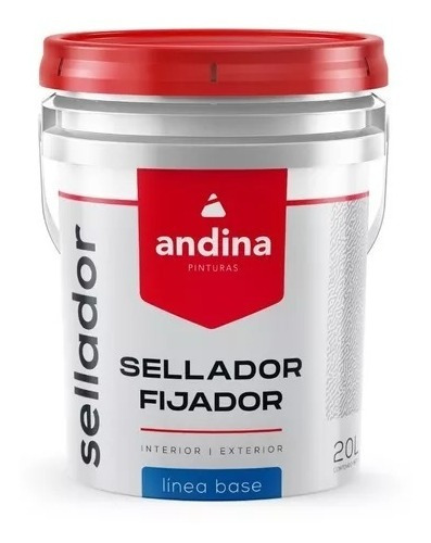 Sellador Fijador Al Agua Andina X 20 Lts