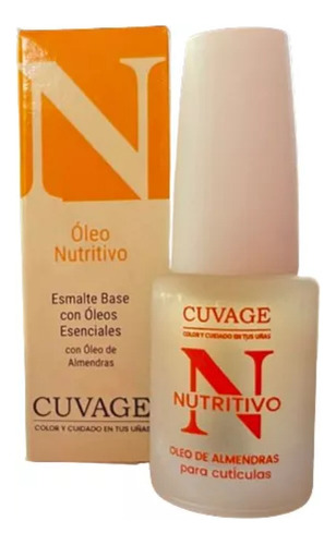 Esmalte Tratamiento Base Nutritivo Oleos Esenciales Cuvage