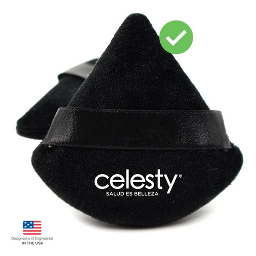 Kit 10 Borla Triangular Esponja Sellar Maquillaje Celesty®
