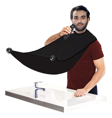 Delantal Para Barba Con Babero Recogedor De Recortes De Pelo