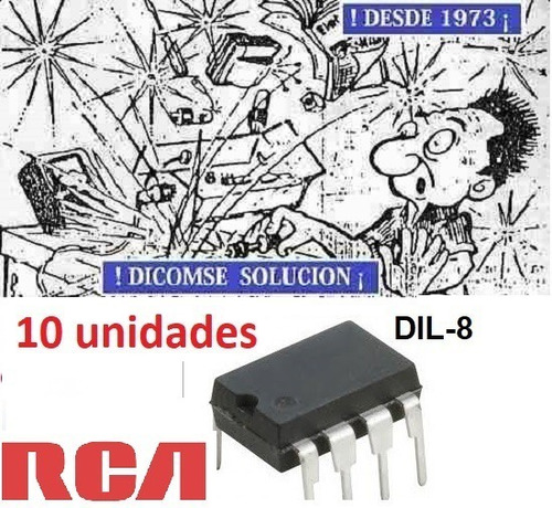 Ca3140e Ca3140  45mhz.with Mosfet Input-bipolar  Dil-8 X 10