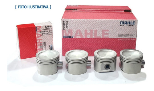 Imagen 1 de 1 de Pistones C/ Aros Std Renault Clio Twingo 1.2 D7f 76.8mm