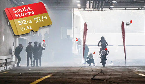 Tarjeta De Memoria Sandisk Micro Sd 64g 170 Mb/s Sdxc A2 U3