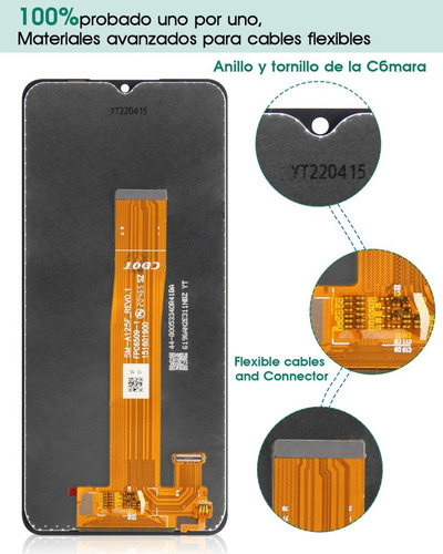 Lcd Pantalla Lcd + Marco Para Samsung Galaxy A12 Sm-a125u