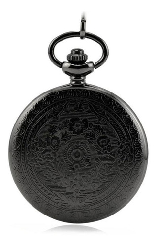 Reloj De Bolsillo Collar Cadena Números Romanos De Cuarzo