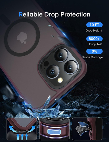 Chh Mgnaooi Funda Magnética For iPhone 11 Pro Max,
