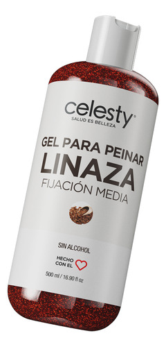 Gel Fijador Linaza Media Fijación 500ml Celesty®