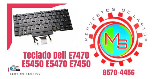 Teclado Dell E7470 