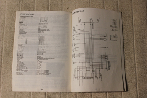 Suzuki Ts 125 Er 1990 Manual De Instrucciones (Usado)