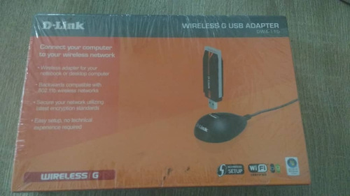 Imagen 2 de 5 de Adaptador Usb Inalámbrico Para Pc Computador. D-link Dwa-110