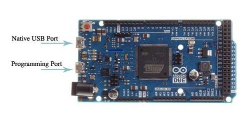 Imagen 5 de 7 de Arduino Due R3 Generico + Cable Micro Usb - Arm - Sam