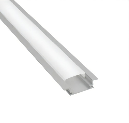 Kit de 10 barras LED de tira empotrada con perfil de aluminio delgado de 2 metros