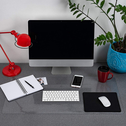 Tapete De Mesa Transparente Non-slip Bordas Redondas Pvc Des