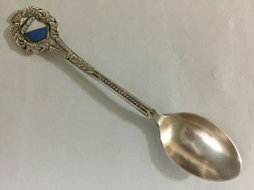 Cucharita De Colección Escudo De Zürich 12cm Largo Sellada