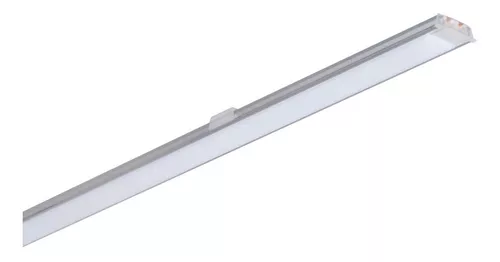 Perfil aluminio PHANTER S1 para tiras LED, 1 metro, blanco - LEDB