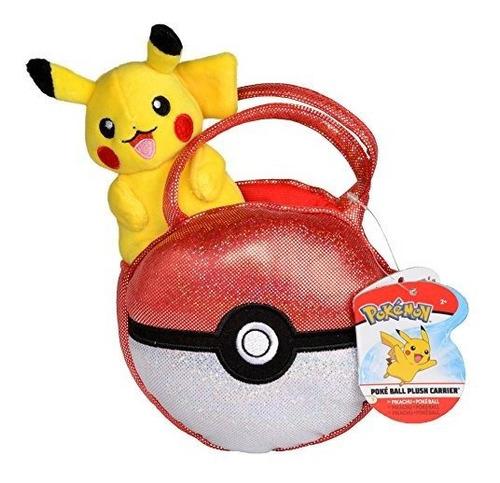 Pokémon Pikachu Pokéball-monedero De Peluche, A La De Pikach