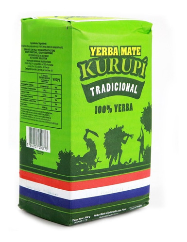 Imagem 3 de 5 de Erva Mate Kurupi De Terere Sabor Tradicional - 500g