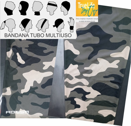 Kit 20 Bandanas Tubo Multiuso Personalizado Rossa Cycling