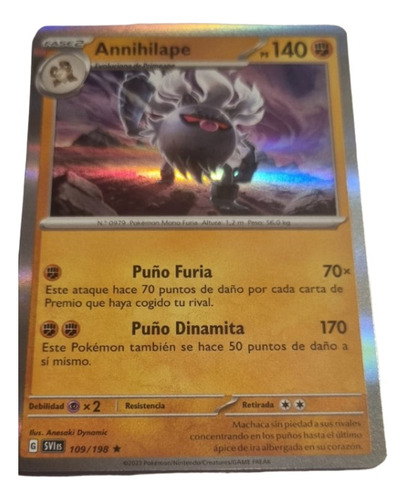 Annihilape Holo Rare  Pokémon Tcg Original+10 Cartas