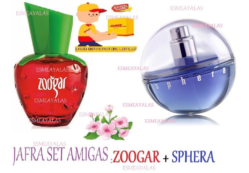 Jafra Set Mujer 2 Perfumes:  Sphera + Zoogar Envío Gratis