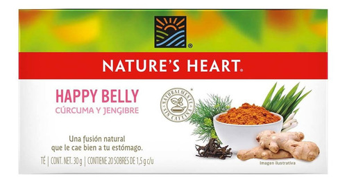 Té Nature's Heart Happy Belly Nature's Heart 20 Sobres