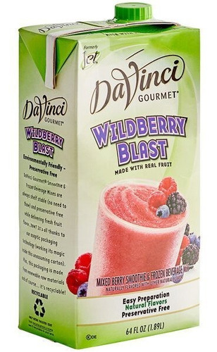 Da Vinci Gourmet Base Smoothie Wild Berry 1.89l