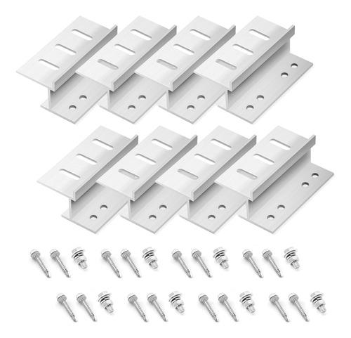 Soporte Z De Montaje En Panel Solar Con Tuercas Y Pernos Par