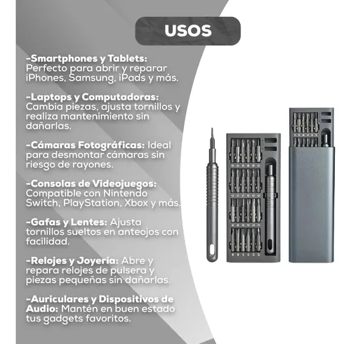 Destornillador Precision Destornilladores Kit Desarmadores