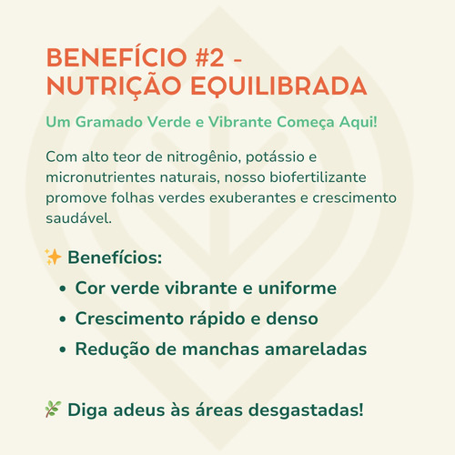 Fertilizante P/ Grama Esmeralda 1l Seguro P/ Pet E Crianças