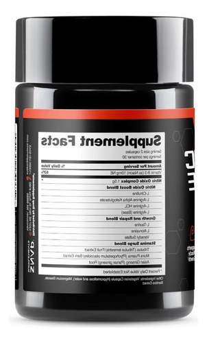 Snap Supplements Nitric Oxide Booster L Arginine Lcitrulline