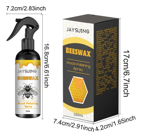 & Pulverizador De Cera De Abejas Natural Molecularizada P