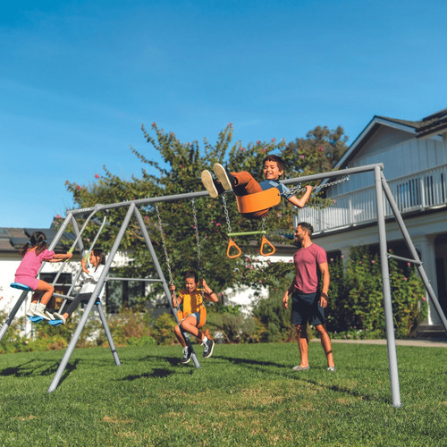 Set Columpio 4 Accesorios Intex Four Feature Swing Set Gris
