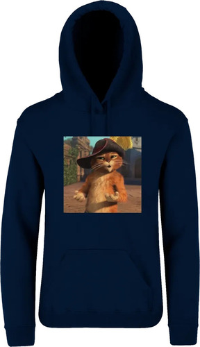 Sudadera Hoodie Gato Con Botas Shrek Mod. 0018 Elige Color