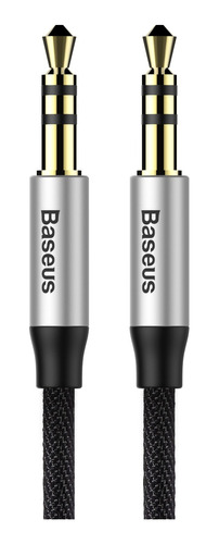 Cable Auxiliar Baseus M30 Jack 3.5mm  1.5mts Color Silver
