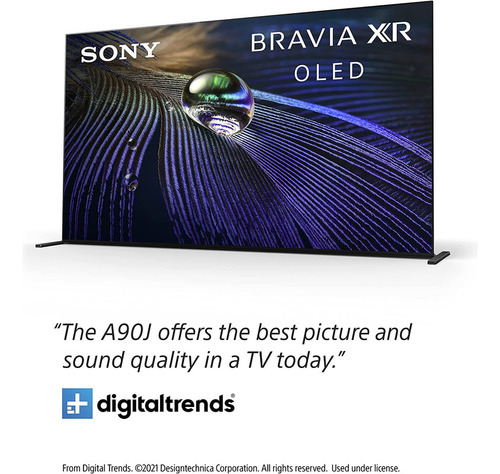 Smart Tv Sony Bravia Xr A90j 4k 120hz Oled Google 65 Pulgada